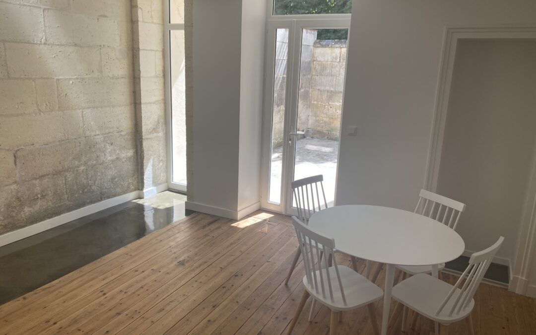 Angoulême – La Bussatte – Appartement RDC meublé F2 de standing avec cour – Toutes charges comprises !