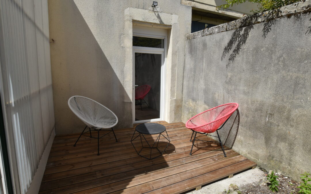 Angoulême – La Madeleine – Appt/studio semi-meublé avec cour refait à neuf