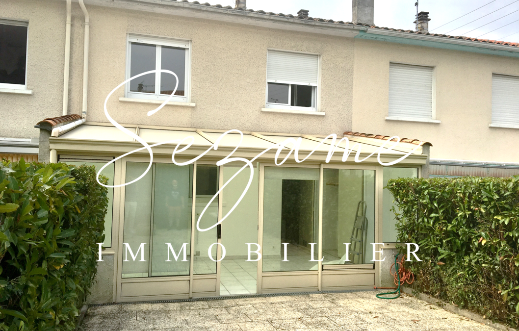 Exclusivité – Angoulême – Saint Cybard – Charmante Maison de ville F4 bis, jardin, garage