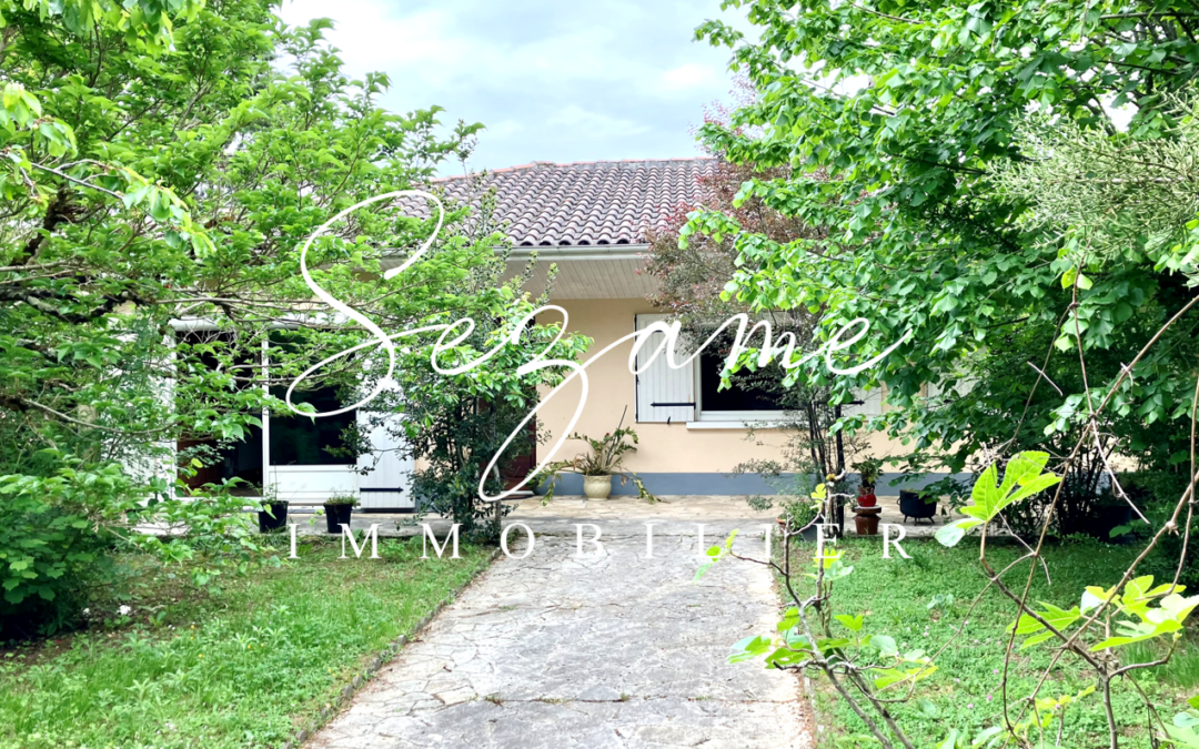 Ruelle s/Touvre – Jolie Maison F5 des années 70, gd sous-sol, jardin.