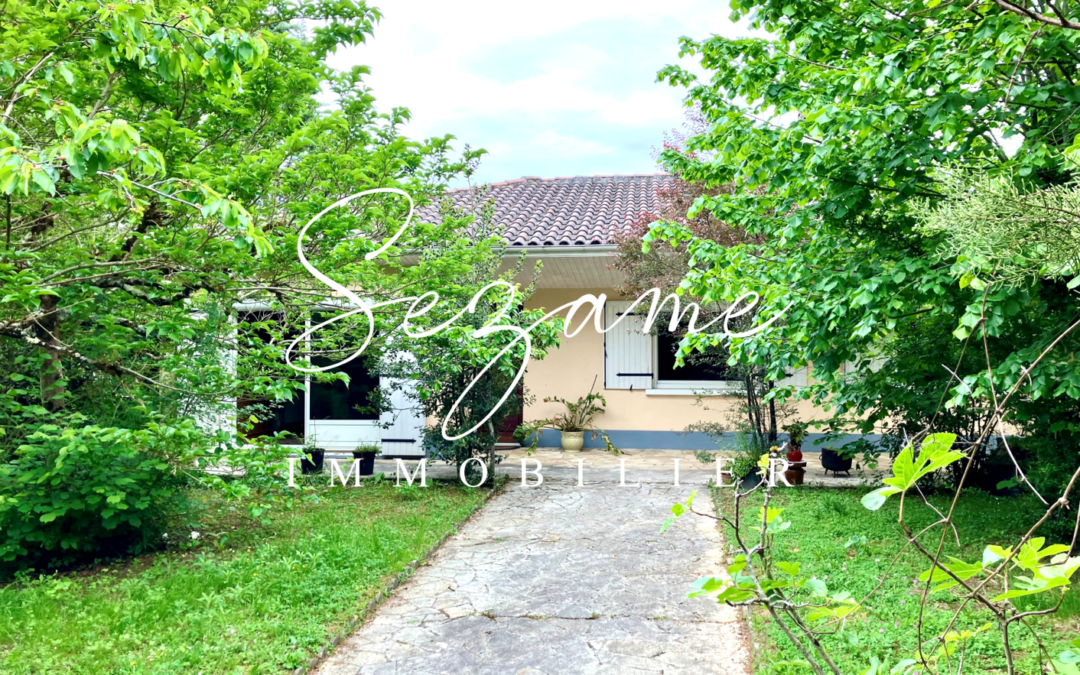 Ruelle s/Touvre – Jolie Maison F5 des années 70, gd sous-sol, jardin.