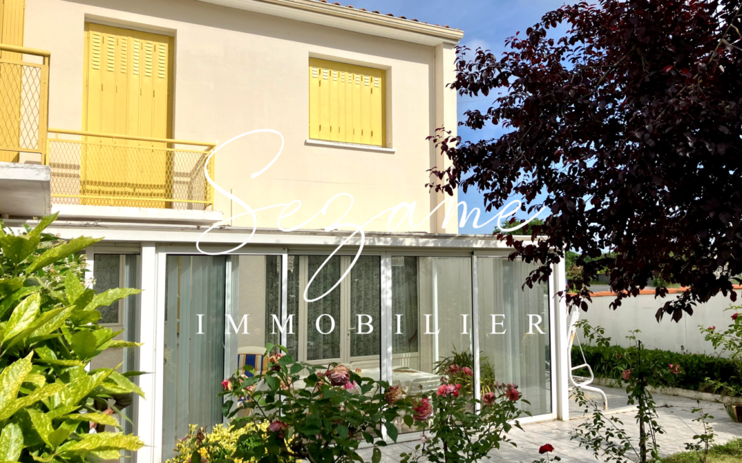 Soyaux – Proche Angoulême – Agréable Maison F4 à rafraichir avec garage et jardin clos.