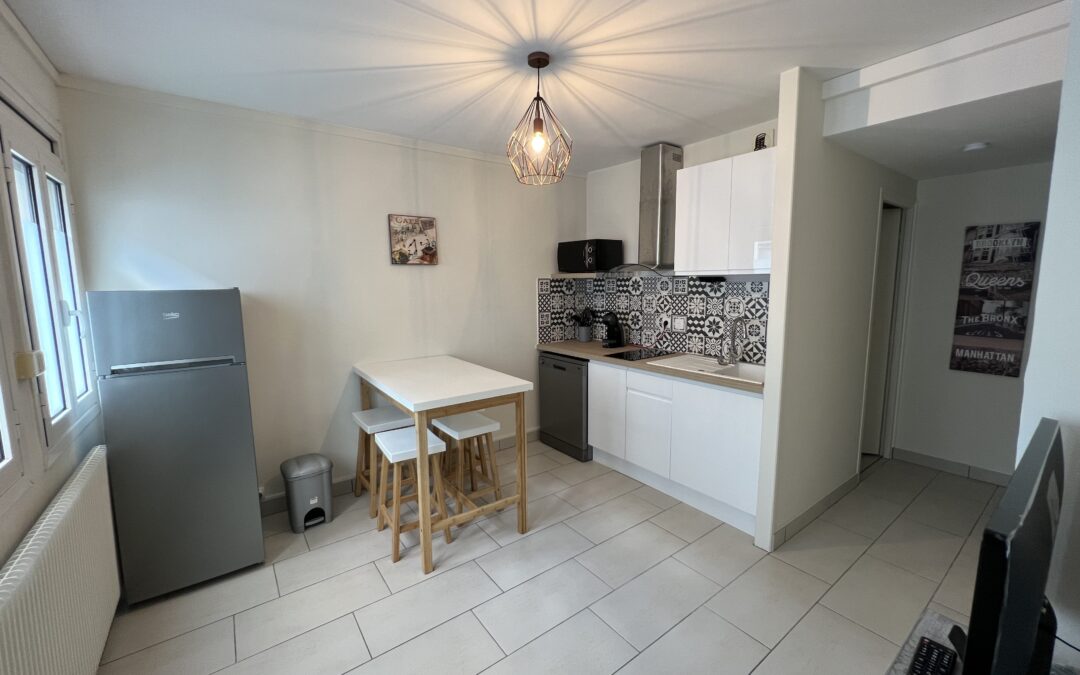 Angoulême – Saint-Cybard – appartement F2 meublé en RDC refait à neuf