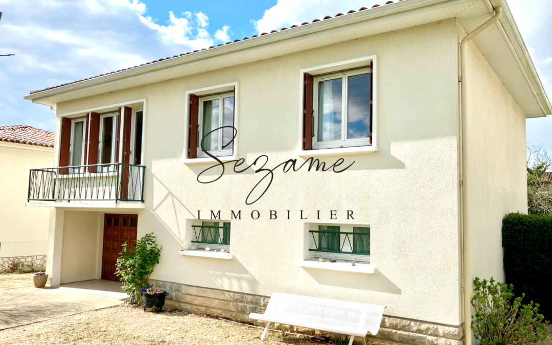 Angoulême – Agréable Maison F4 indépendante sur sous-sol/garage, jardin clos