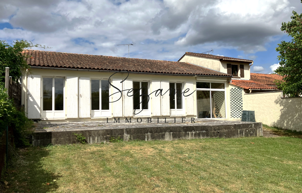 Angoulême – Sud, 5 min du centre ville – Villa F4 de plain-pied avec garage et Gd jardin clos