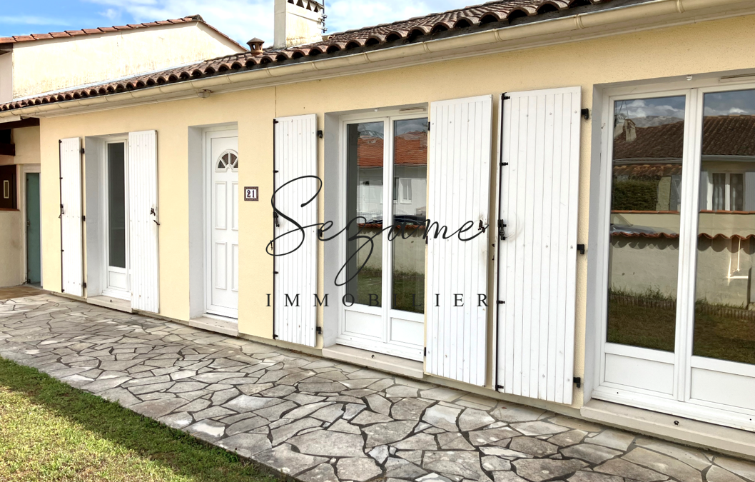 Angoulême – Sud, 5 min du centre ville – Villa F4 de plain-pied avec garage et Gd jardin clos