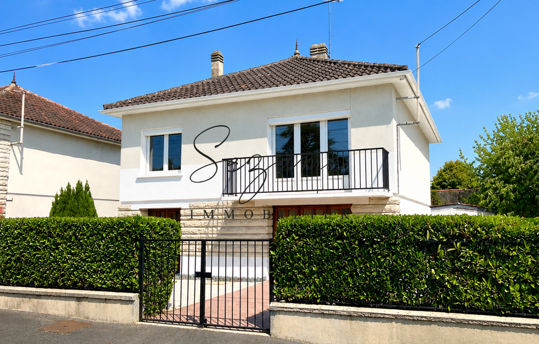 Angoulême Saint-Cybard – Belle Maison de ville F4, indépendante avec jardin clos et garage double
