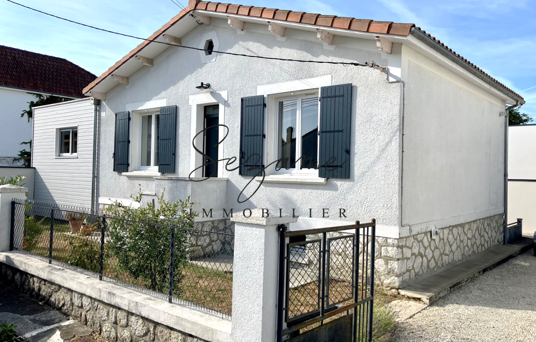 Gond-Pontouvre – limite Angoulême – Belle Maison F4 rénovée avec extension bois, terrasse