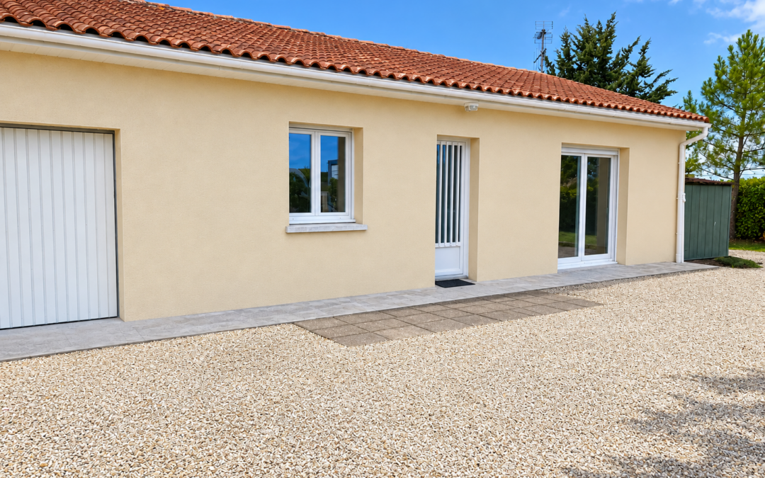 Douzat – Maison P/P F3 avec garage et jardin